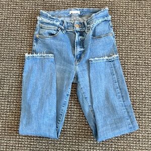 Good American - Good Legs w/ Raw chewed hem Sz 27 (4)